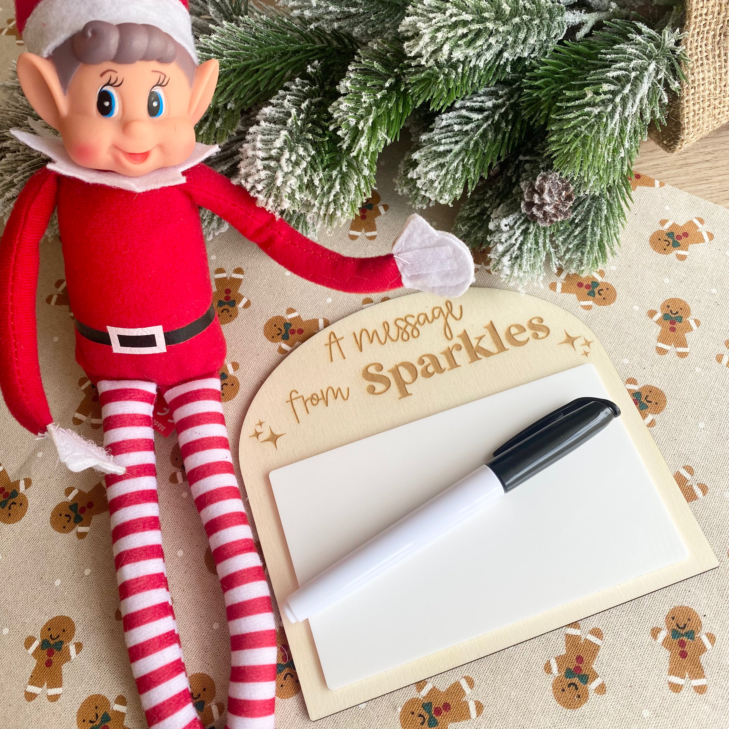 Elf message board Personalised Puggytails Gift Co.