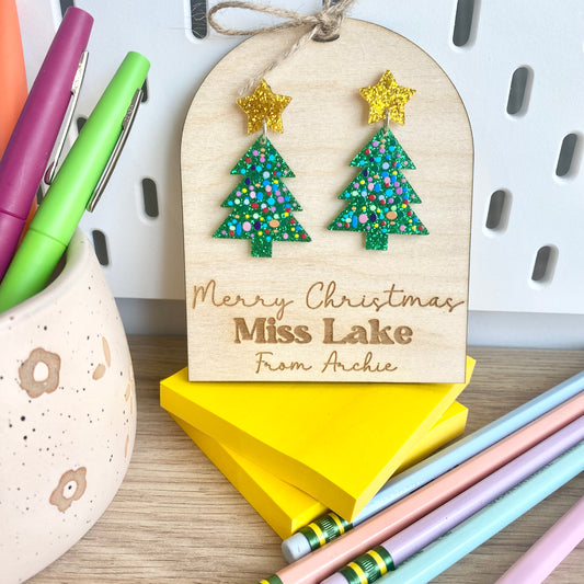 Christmas Earrings- Tree