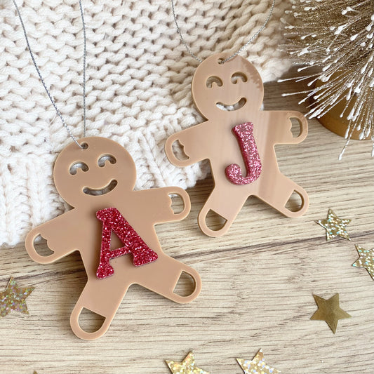 Gingerbread initial decoration