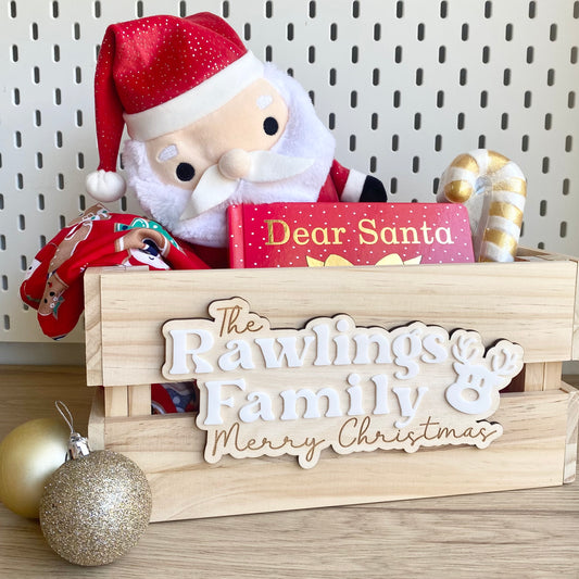 Christmas Crate- Reindeer