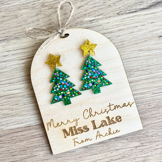 Christmas Earrings- Tree