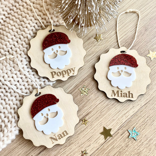 Santa tag/decoration
