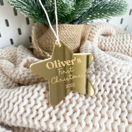 Baby’s First Christmas tree decoration