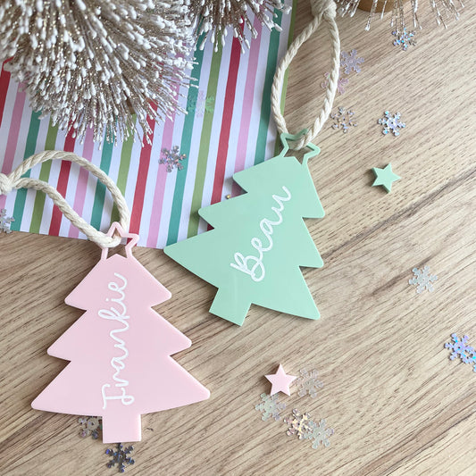 Christmas tree tag